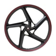 thumbnail image 2 of Rin Delantero Filo Rojo Negro Italika Dt 150 S (20-23), 2 of 4