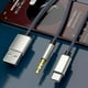 thumbnail image 2 of 1 Split 2 Type C To Usb A 3.5mm Aux Cable Stereo Hifi Sound For Car Speakers, 2 of 5