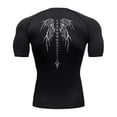 thumbnail image 4 of Hmhnsya Men's Compression T-Shirts, Original Graphic Design, Quick-Drying Fitness Apparel, Available in Short Sleeve Styles, 4 of 4