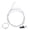 White, variant on Mosiee Bicycle Front And Rear Brake Cable Kit with Pvc Sheathing Long Lasting White