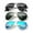 Black/Blackish Green/Blue, variant on KALIYADI Classic Aviator Sunglasses for Men Women Driving Sun glasses Polarized Lens UV Blocking-3 Pack