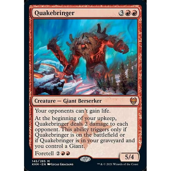 MtG Kaldheim Mythic Rare Quakebringer (FOIL) #145