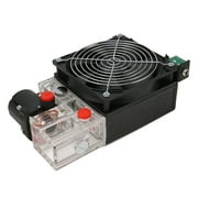Tersalle SLMZ E A 12V Water Cooling System Dual Layer Heat Dissipation Module 150ml Capacity Cooler Device with Fan