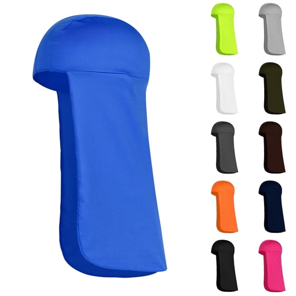 Quick Dry Neck Cover Head Wrap Outdoor Sun Hood Breathable Cycling Skull Cap Long Tail Head Cover for Hiking Running Beach Travel and Daily Outdoor Activities