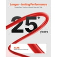 thumbnail image 3 of 100FT Solar Extension Cord, 10 Gauge Red PV Cable (6mm²), Waterproof Connectors for Panel to Inverter, 3 of 9