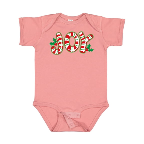 Inktastic Candy Cane Joy Boys or Girls Baby Bodysuit