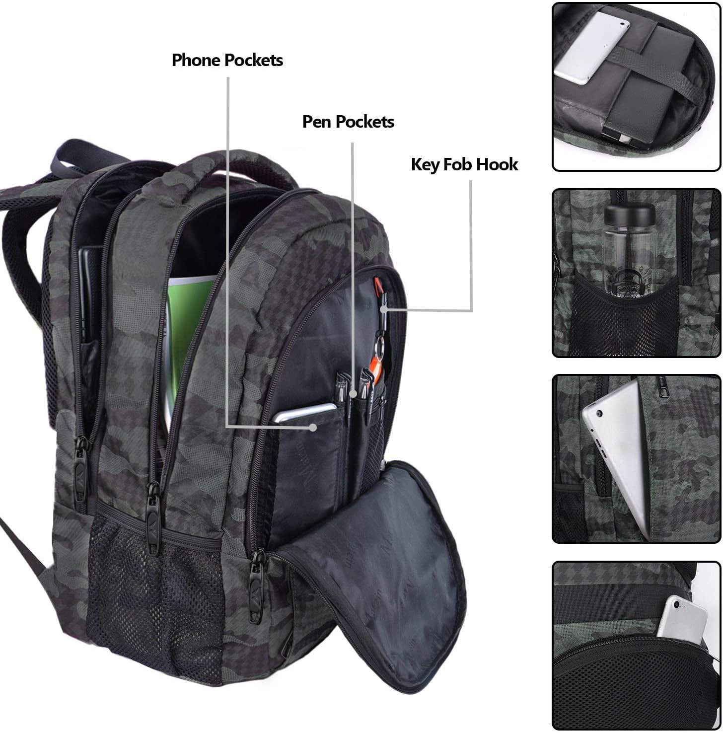 Matein Travel Laptop Backpack ,Anti Theft Slim,Water Resistant,15.6 inch Notebook