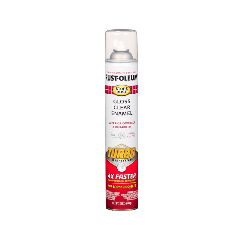 Rust-Oleum Stops Rust Turbo Gloss, Clear 24 oz photo 1