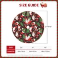 thumbnail image 2 of Rateoe Merry Christmas1 Pattern Christmas Tree Skirt with Ties, Christmas Tree Decorations, Farmhouse Christmas Decor Xmas Holiday Decorations-30", 2 of 6