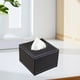 thumbnail image 4 of Funda para caja de pañuelos de piel sintética | Porta pañuelos de piel sintética estilo restaurante de hotel | Cajón decorativo con base estable y opciones de varios tamaños, 4 of 5