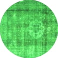 thumbnail image 1 of Ahgly Company Indoor Round Persian Green Traditional Area Rugs, 8' Round, 1 of 1