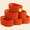 Orange, variant on Norcho Woven Baskets, Cotton Rope Cube Storage Bins, Small Shelf Baskets, Round Caddy for Closet/Living/Bedroom/Playroom, Green, 6 Pack