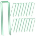 thumbnail image 4 of Worgeous 20Pcs U-Shaped Green Paint Coating Stakes for Securing Garden Pipes and Netting, 4 of 8