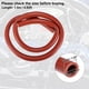 thumbnail image 4 of Manguera de tubo de vacío de silicona, manguera de vacío automotriz, manguera de vacío de entrada de aire del motor, ID rojo, 18mm, 4,92 pies de longitud, 4 of 7
