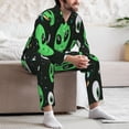 thumbnail image 7 of Zufioo Eyeball Monster Mens Pajamas Set, Mens Long-Sleeved Pajama and Pajama Pants,Pajamas Para Hombres,Men's Sleepwear-Large, 7 of 7