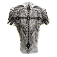 thumbnail image 3 of Konflic Cross Sword Crew Neck Cotton Men's Fashion T Shirt - White Small, 3 of 3