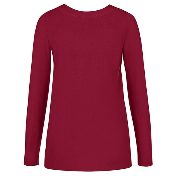 Maternity Nursing Tops Long Sleeve Breastfeeding T shirt Pregancy Tee Blouse