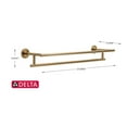 thumbnail image 3 of Delta Trinsic 24" Double Towel Bar, Champagne Bronze, 3 of 6