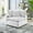 White, variant on Modway Commix Down Filled Overstuffed Performance Velvet Loveseat in White