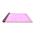 thumbnail image 2 of Ahgly Company Indoor Round Solid Purple Modern Area Rugs, 6' Round, 2 of 4
