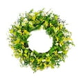 thumbnail image 1 of GUOOL Flower Wreath Decorative Elegant Simple Hanging for Wedding Home Celebration 45CM, 1 of 9