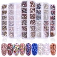 thumbnail image 3 of 1440PCS Nail Art Rhinestone Shiny DIY Nail Art Decoration Nail Art Jewelry, 3 of 6