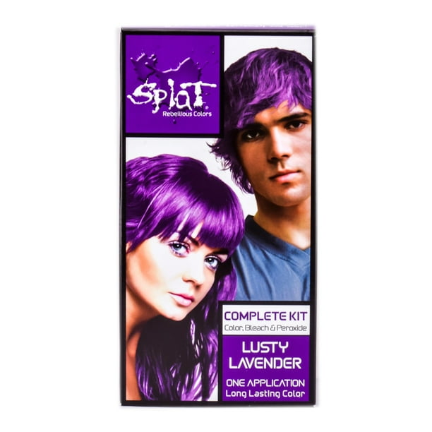 Lusty Lavender , Splat Rebellious Colors Complete Hair Color Dye Kit