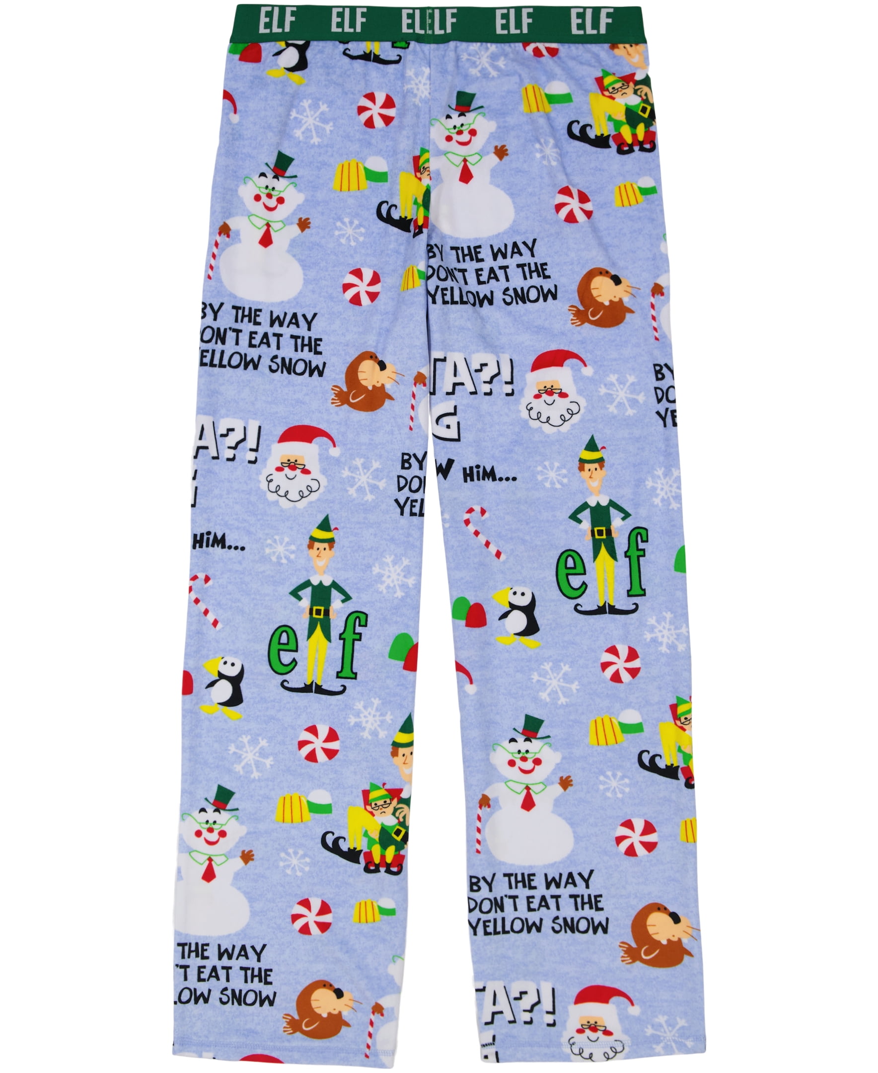 Warner Bros. Buddy the Elf Women's Holiday Velour Sleep Pant, Sizes XS-3X