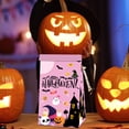 thumbnail image 2 of 12 PCS Cute Halloween Goodie Bags 4 Style Paper Treat Bags for Halloween Party Favor Trick or Treat Gifts Candies Snacks Party Supplies 18 Stickers Included, 2 of 10