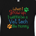 thumbnail image 4 of Inktastic Vet Tech Veterinary Technician Like Mommy Boys or Girls Toddler T-Shirt, 4 of 5