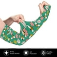 thumbnail image 3 of Fotbe Flying Bees UV Sun Protection Arm Sleeves - Tattoo Cover Up - Basketball Arm Sleeve UPF 50 Cooling for Men Women, 3 of 8