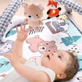 thumbnail image 6 of The Peanutshell Woodland Activity Gym and Baby Play Mat, Baby Gym Activity Center, 7-Piece Count, 6 of 7