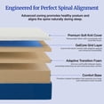 thumbnail image 3 of LIFEMENT King Gel Core Grid Mattress, Advanced Gel Core Grid, Medium Firm, Motion Isolation & Pressure Relief, CertiPUR-US Certified, 10 Inch, 3 of 10