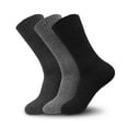 thumbnail image 2 of 3 Pairs Men Thick Wool Socks - Soft Warm Comfort Casual Crew Winter Socks,  Gift Pack Set, 2 of 5