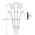 thumbnail image 4 of DIY Iron Mini On Top of Potted Plants Support Garden Trellises for Plant Vines, 4 of 6