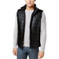 thumbnail image 1 of Chaleco acolchado Calvin Klein de piel sintética para hombre Negro Extragrande, 1 of 1