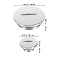 thumbnail image 2 of unbranded 1Jgo Tapa Del Lateral Para Motor De Vehículo Color Plata Con Cubierta Y Junta De ABS, 2 of 7
