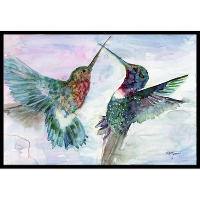 Carolines Treasures Colibri Combat Tapis Intérieur Ou Extérieur&44; 24 x 36 Po.
