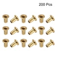 thumbnail image 3 of Unique Bargains Rivet Creux 2,5 Mm x 5 Mm à Travers le Trou Rivets Creux en Cuivre Œillets Double Face Circuit Board PCB 200 Pcs, 3 of 3