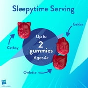 (3 pack) Lil Critters PJ Masks Melatonin Gummy Supplements, Supports Sleep, 60 Gummy Vitamins
