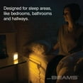 thumbnail image 5 of FYBTO MB720A Sleep Friendly Battery-Powered Motion-Sensing LED Stick-Anywhere Nightlight with Amber Color Light (1-Pack), White, 5 of 5