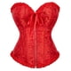 thumbnail image 1 of Ropa de mujer con soporte de pecho y estilo moldeador Top fruncido y metido en color sólido Top moldeador de cintura Top moldeador de encaje para mujer, 1 of 2