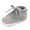 Grey, variant on OSOLU Spring Autumn Children Baby Toddler Shoes Boys Girls Floor Sports Shoes Sneakers Flat Bottom Non-Slip Lace Up Solid Color Comfortable Baby Breathable Footwear, 12-18 Months
