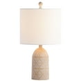 thumbnail image 4 of Safavieh Nava Polka Dot Engraved 18.5 in. H Table Lamp, Brown, 4 of 5