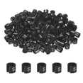 thumbnail image 1 of Uxcell 100-Pack Marcadores de Perchas para Ropa, Clips de Tamaño Codificados por Color de Plástico Tamaño S que se Ajustan a Varillas de 3mm-5mm [Negro], 1 of 6