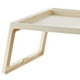 thumbnail image 2 of Escritorio de cama ANGGREK para ordenador portátil mesa plegable PP con diseño Simple ranurado hacia abajo con orificio de carga, 2 of 5