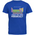 thumbnail image 1 of I Wear This Shirt Periodically Royal Adult T-Shirt, 1 of 1