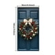 thumbnail image 3 of Decoración de la cubierta de la puerta de Navidad | Colgado festivo de puertas de tela | Feliz Navidad y Feliz Año Nuevo Diseño | Poliéster duradero | 90x180cm | Instalación fácil | Decoración para, 3 of 9
