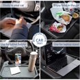 thumbnail image 5 of Car Tray Table, Steering Wheel Desk Travel Table, Multifunctional Auto Car Tray For Laptop Food Reading Working Stand Table Holder Fits Most Vehiclesb, 5 of 5