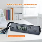 BAGUER Electronic thermometer car multi-function temperature display with probe